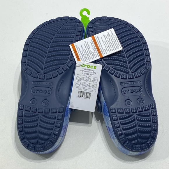 NEW - Crocs - Bath & Body Works Gingham Clog - Blue Multi - M8/W10 - Picture 8 of 9